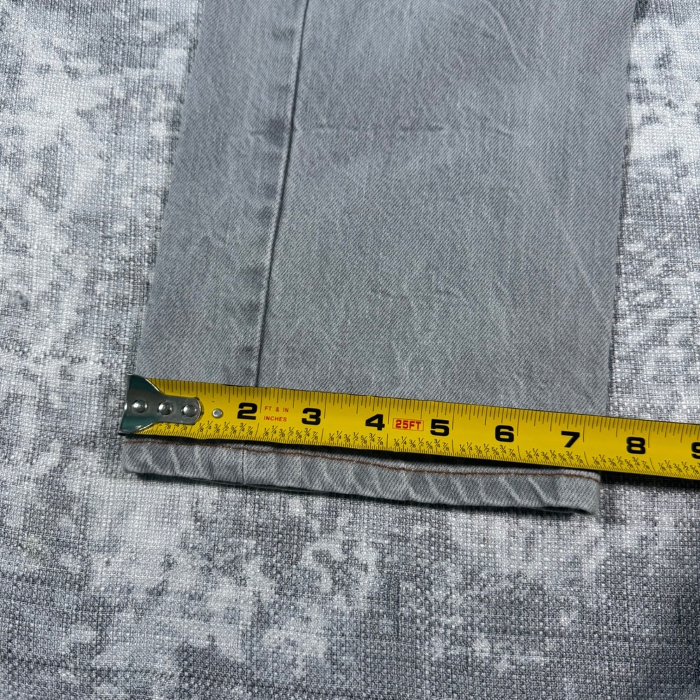 Levi's 501 Original Straight Leg Jeans Mens 30x30 Light Gray Button Fly Classic - Picture 2 of 8